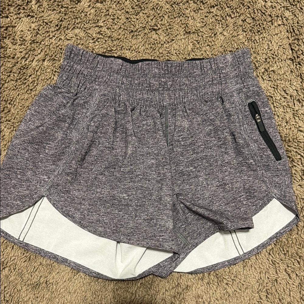 Lululemon gray tracker shorts